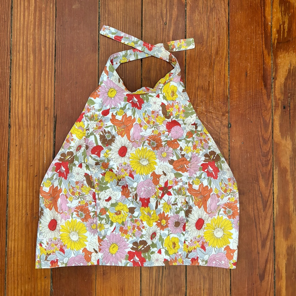 Floral halter top